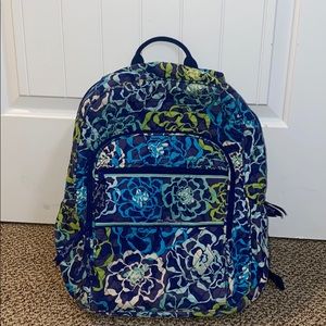 Vera Bradley backpack katalina blue and green floral